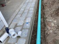 Drainage for Driveway/Garage Cobblestone Apron