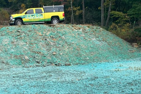 hydroseeding for fast grass growth and erosion control