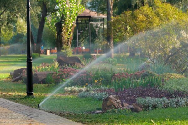 Automatic Sprinkler System installed