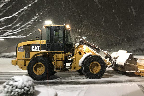 Business and commercial heavy equipment snow removal and hauling